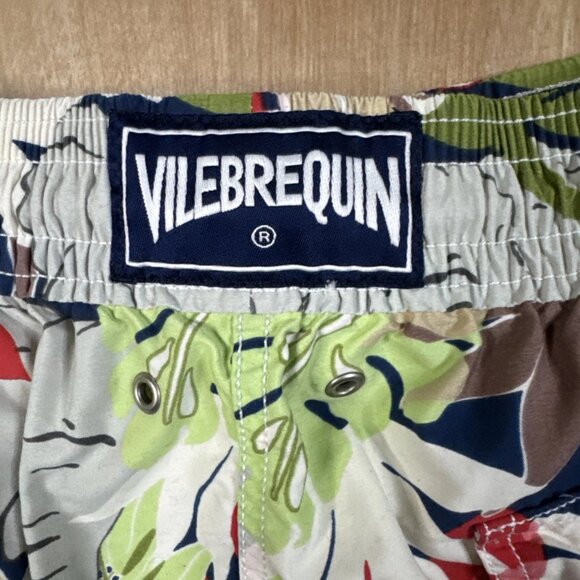 Vilebrequin Mens Floral Print Elephants Lined Swim Shorts Size Large - Picture 7 of 7